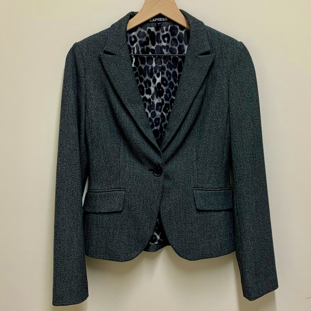 Express Gray Blazer
